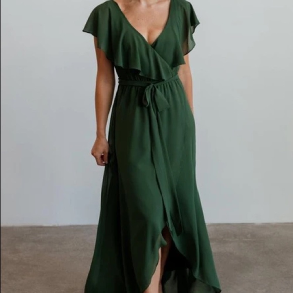 Katya Ruffle Maxi Dress - M, NWT! 💗